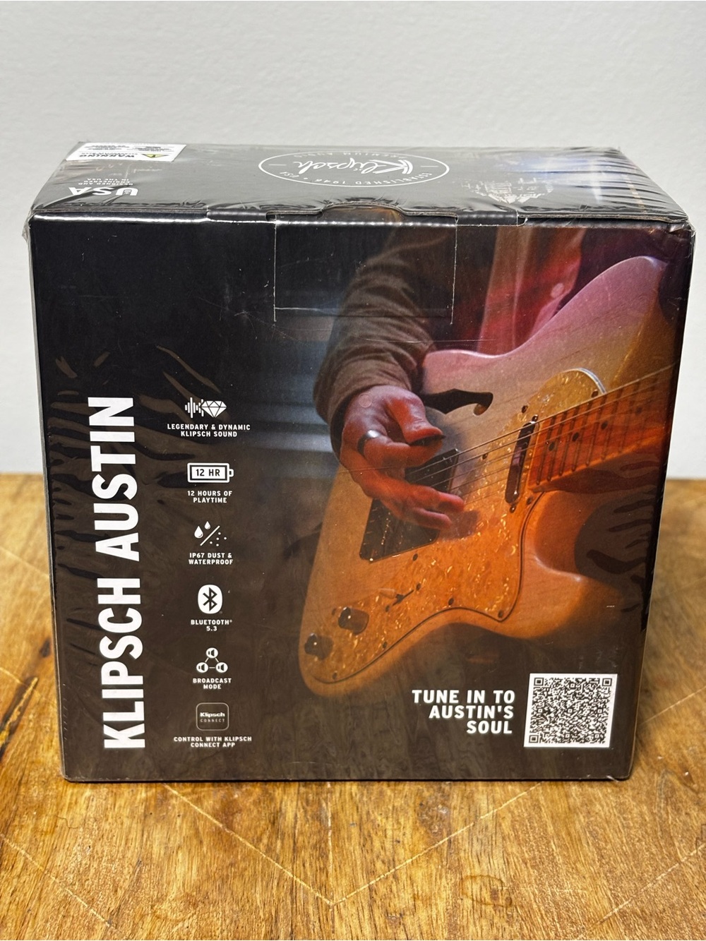 NEW/SEALED Klipsch Austin Portable Bluetooth Black Speaker Waterproof IP67 - Picture 5 of 5